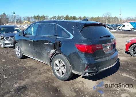 2020 Acura Mdx Standard from USA, damaged, VIN 5J8YD4H31LL040699